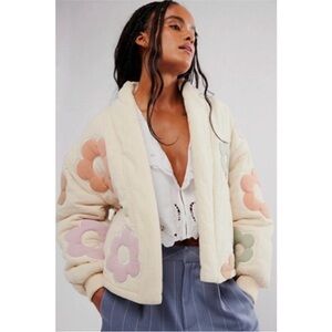 FREE PEOPLE NWT BLANK NYC FLOWER BATH JACKET ⚡️